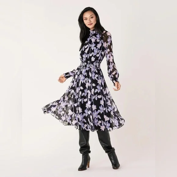 knee length dresses for ladies Athena Midi Dress – The RiverLane main image 0